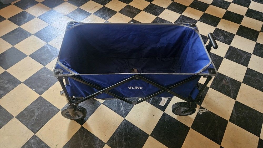 Uline Collapsible Pull Cart