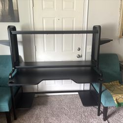 Black Desk/vanity/table