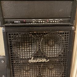 Crate G1600 XL Solid State Guitar Amp Half Stack
