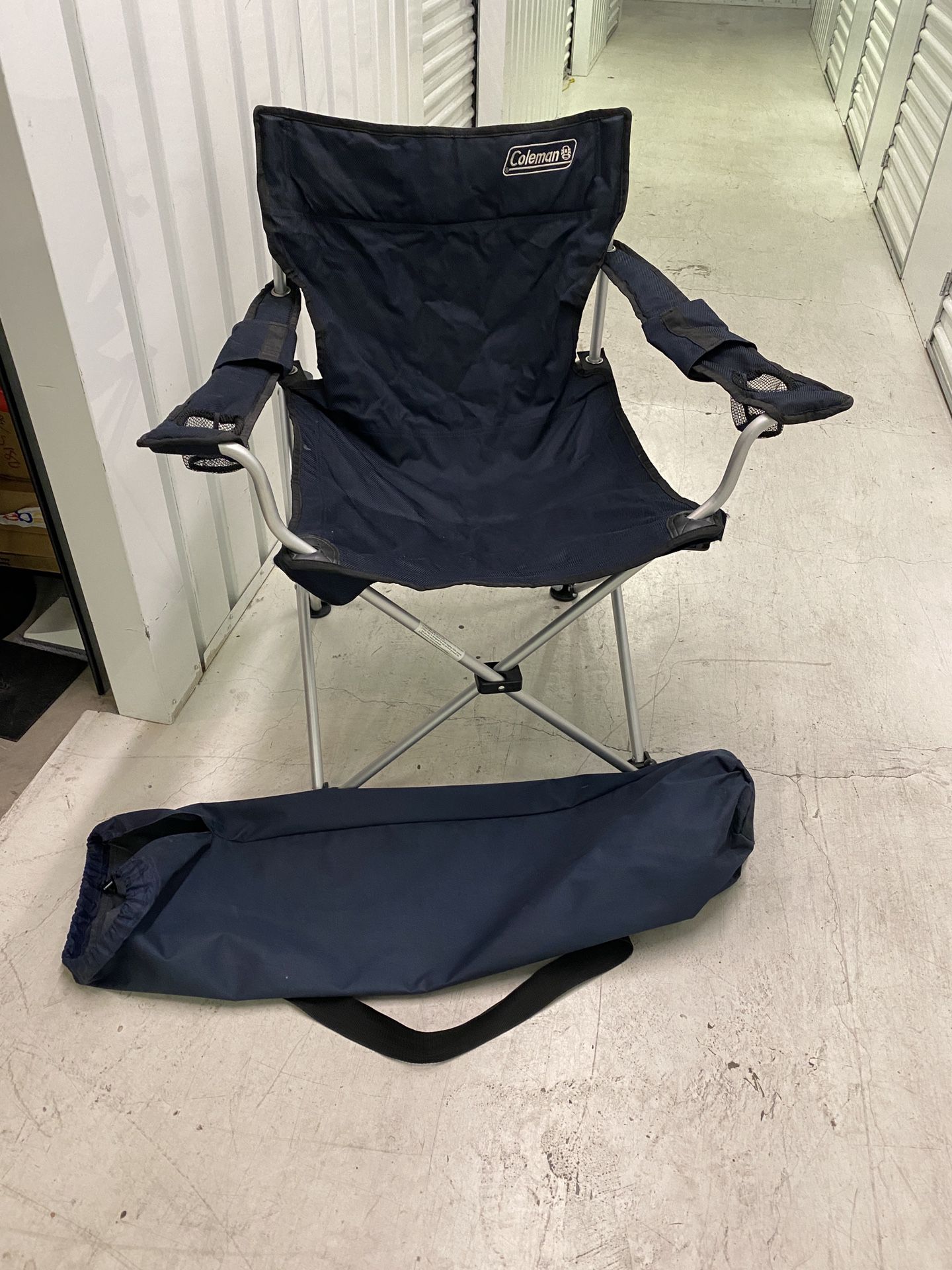 Coleman Navy Folding Camp RV Chair