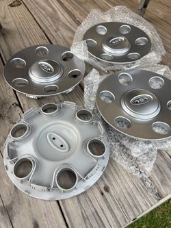 New center cap 4Pcs Wheel Center Cap for 2009-2014 F150 2010-2014 Expedition Wheel Rim 181.6mm(7.15in) Silver Hub Cap Wheel Cover