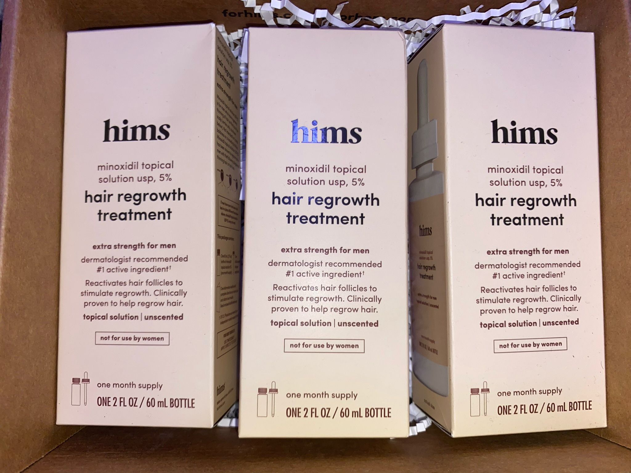 Hims Hair Regrowth Treatment For Men 3 Month Supply Brand New In Box