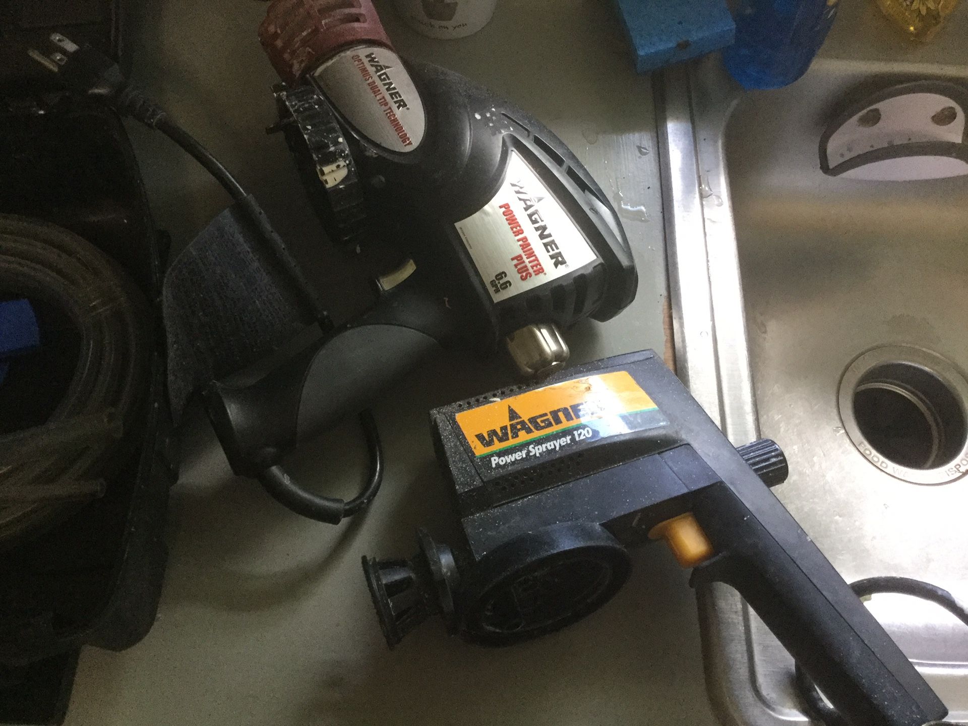 2 used paint guns