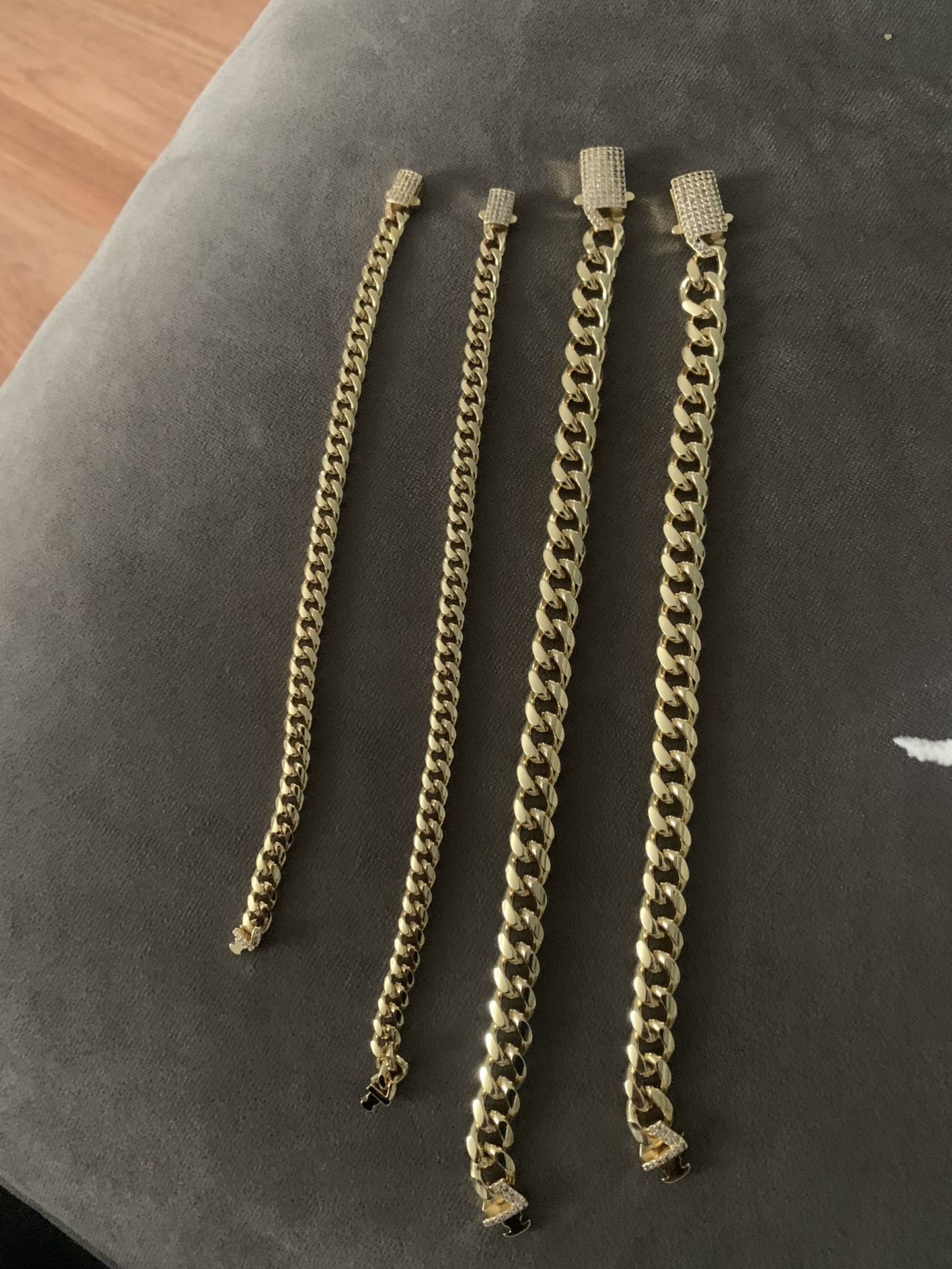 Gold Filled Bracelets And Chains.