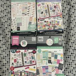 Happy Planner Sticker Sheets Books (Each $8 Or All $35)