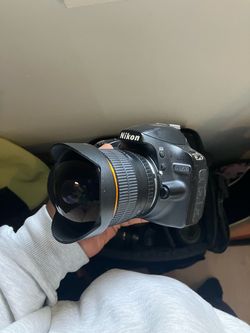 Nikon d3200 with fisheye lens & 3 long lenses