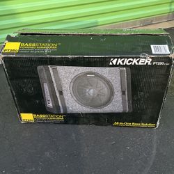 Kicker PT250 10” Powered Subwoofer All-in-one Bass Solution BRAND NEW IN BOX NEVER USED 