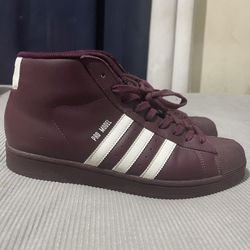 Men’s High Top Burgundy Adidas 