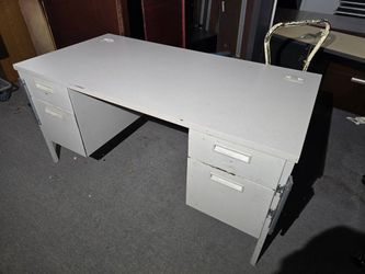 Large Metal Desk