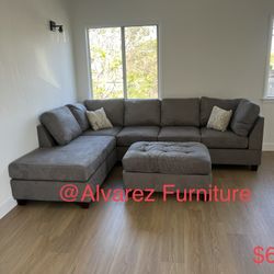 Sectional Sofa With Ottoman