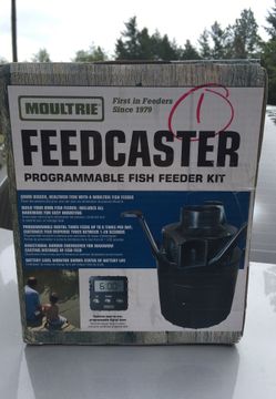 Feedcaster programmable fish feeder kit