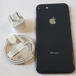 iPhone 8, Unlocked, 64GB, Works any Company SIM card any country internationally 