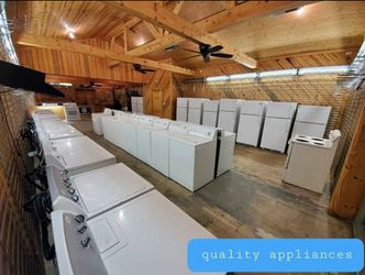 Washer and dryer ...comes with warranty... great reviews
