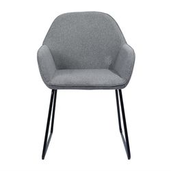 NIB _Dining Chair Fabric Upholstered Armchair, Blue Or Grey. Unassembled
