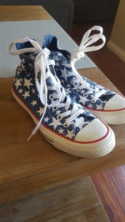 Navy Blue Converse SIZE 6.5