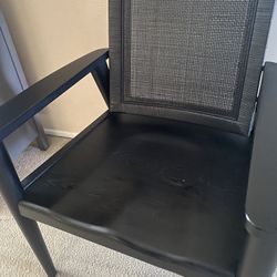 WOODEN ACCENT CHAIR