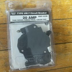 Connecticut Electric UBIF020N - 20 AMP Thin Series Circuit Breaker