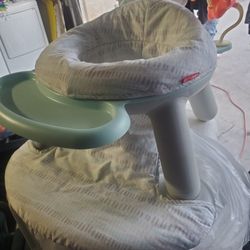 Baby Sit Up Chair  with food tray and toys..good condition....smoke free house...