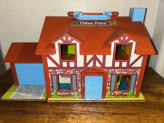 Vintage Fisher-Price Little People Tudor House