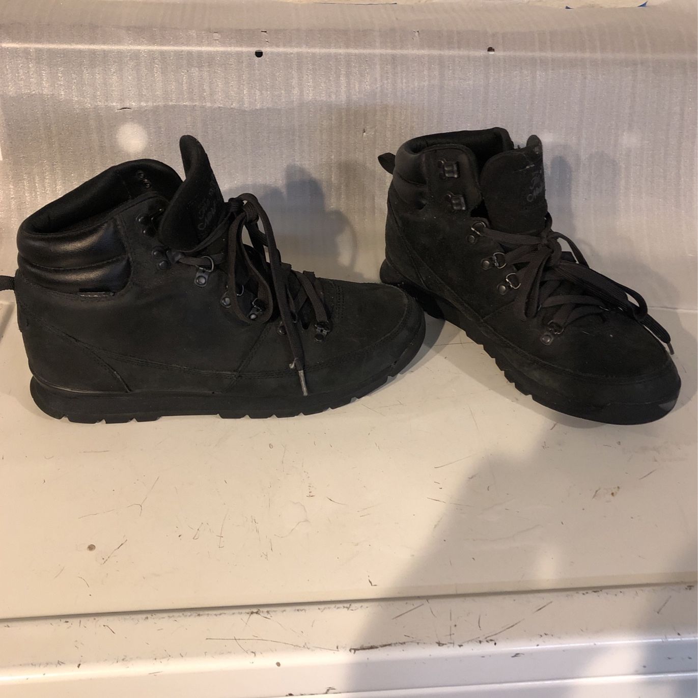 North Face Boots 11 Black Leather