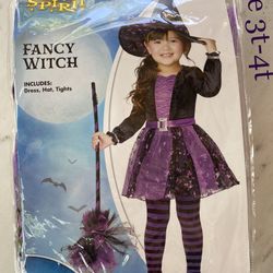Disfraz de Niña 3t-4t Viene Con Escobita De La Foto