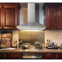 30” WALL MOUNT RANGE HOOD NEW IN BOX