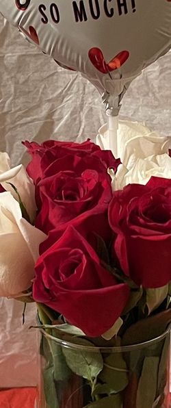 Roses And Balloon