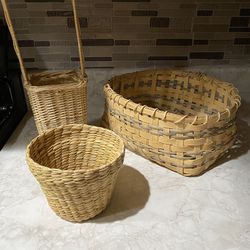 3 Assorted Baskets. Read Description For Details And Location.