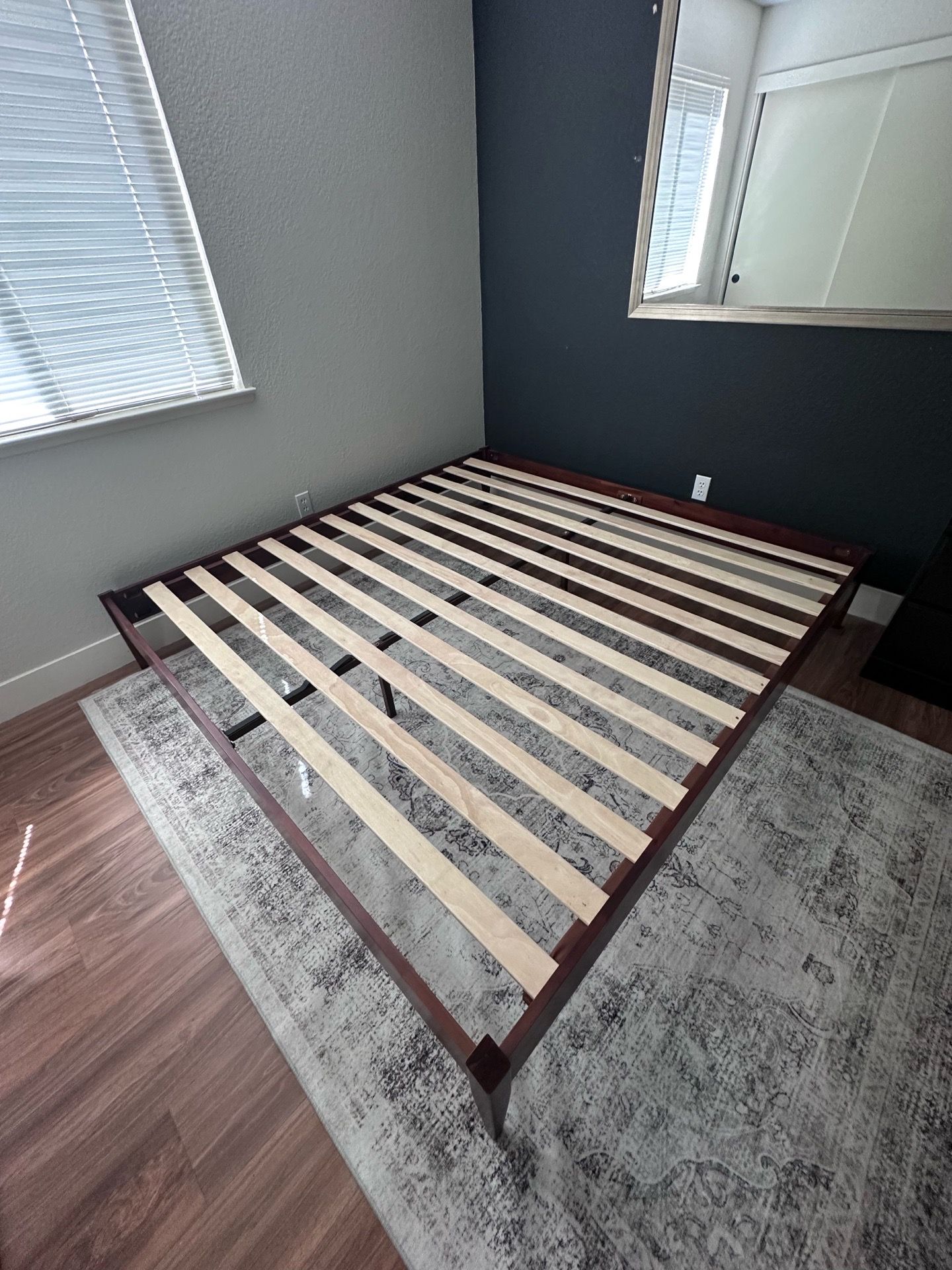 King size bed frame