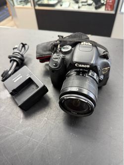 Canon EOS Rebel T3i DSLR Camera with 18-55mm Lens, One Battery, Charger