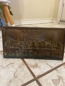 Last Supper Bronze Plaque and bronze  decors large