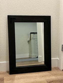 Rustic Wooden Framed Mirror