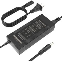 54.6V Smart Charger for 48V Lithium Batteries - UL Certified, Fast Charging with Multi-Safety Protection, Compatible with Electric Bikes/Scooters, DC 