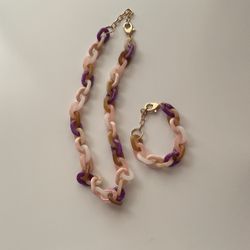 Beautiful Chain Necklace With Bracelet ⚜️