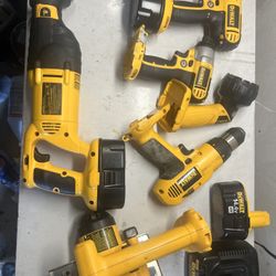 Dewalt Tools - Drill, Driver, Rotary Saw, Sawsall 
