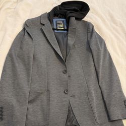 Men’s Haggar Blazer w/ removable hood - 38R