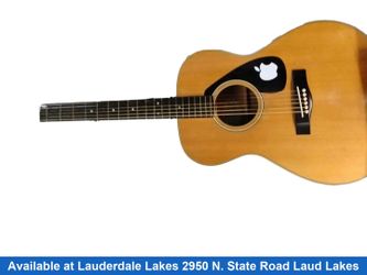 Yamaha Sj-180 Yellow Acoustic Classic Guitar