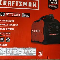 CRAFTSMAN INVERTER GENERATOR  #CMXGIAC3300  BRAND NEW (( Read Description Please 