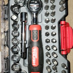 Hyper Tough 40pc Ratchet And Bit Set 