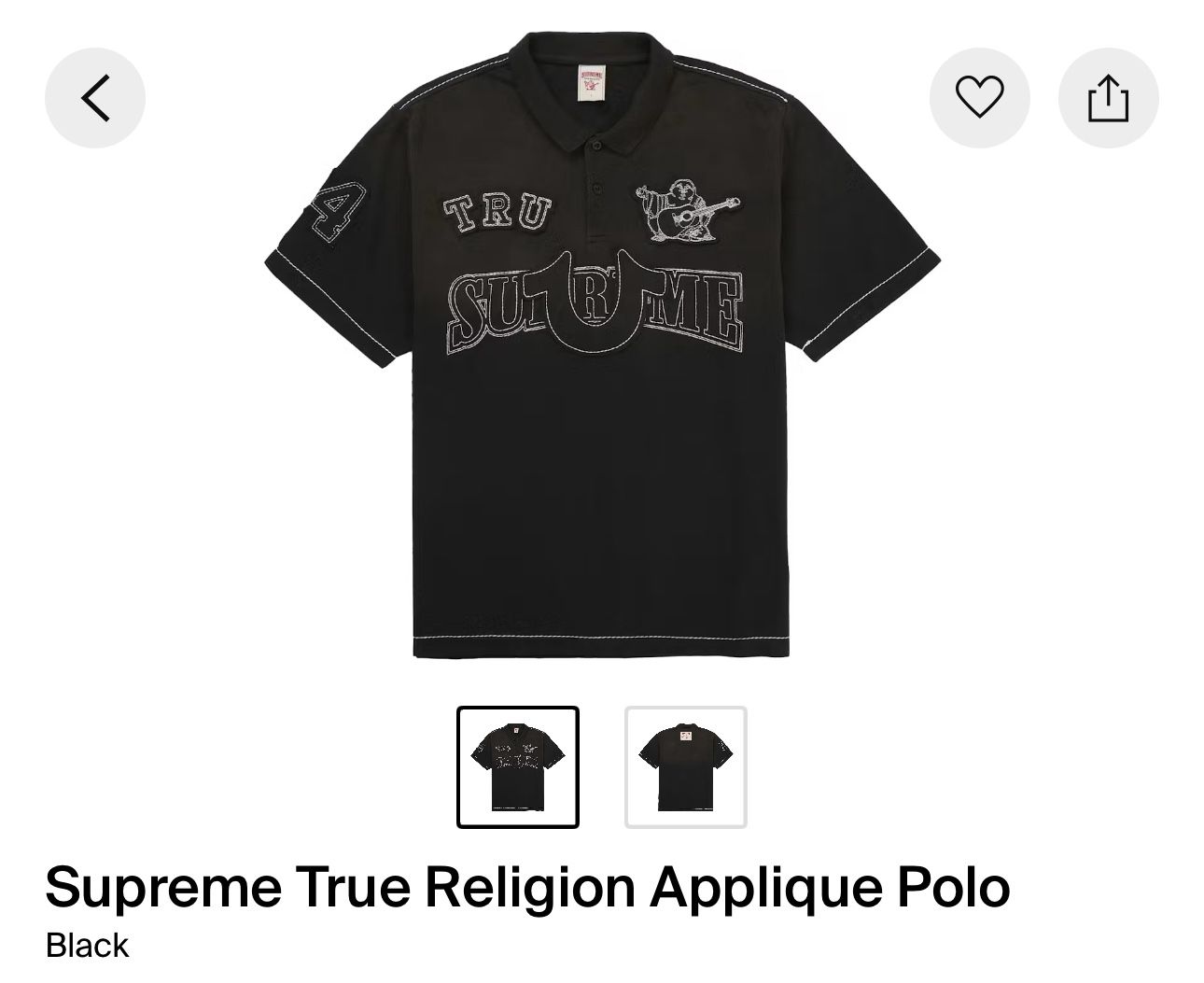 Supreme true religion polo