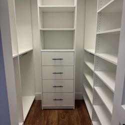 CLOSET ORGANIZER WHITE