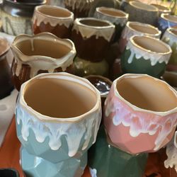 4” Ceramic Pots $3 Each 