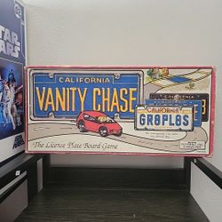 Vtg Patomike 1988 California Vanity Chase License Plate Board Game Complete LN