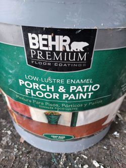 5 gallons porch & patio garage floor dark gray paint