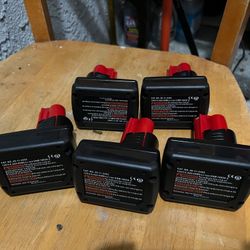 Baterias De 12v De Remplazo Para Milwaukee 