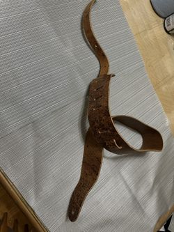 Planet waves leather guitar strap