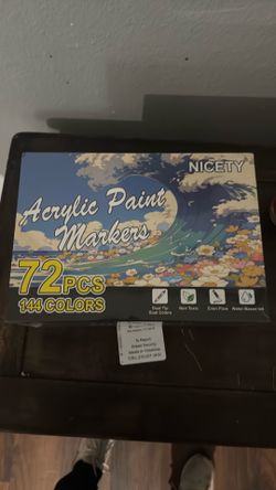 Acrylic paint markers