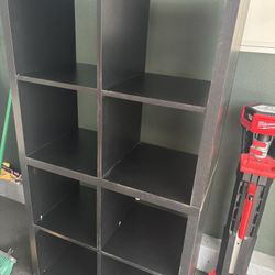 8 Cube Shelf Black