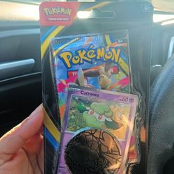Pokemon Cottonee With Coin