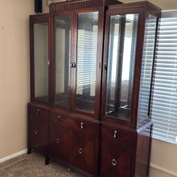 Solid Wood China Cabinet